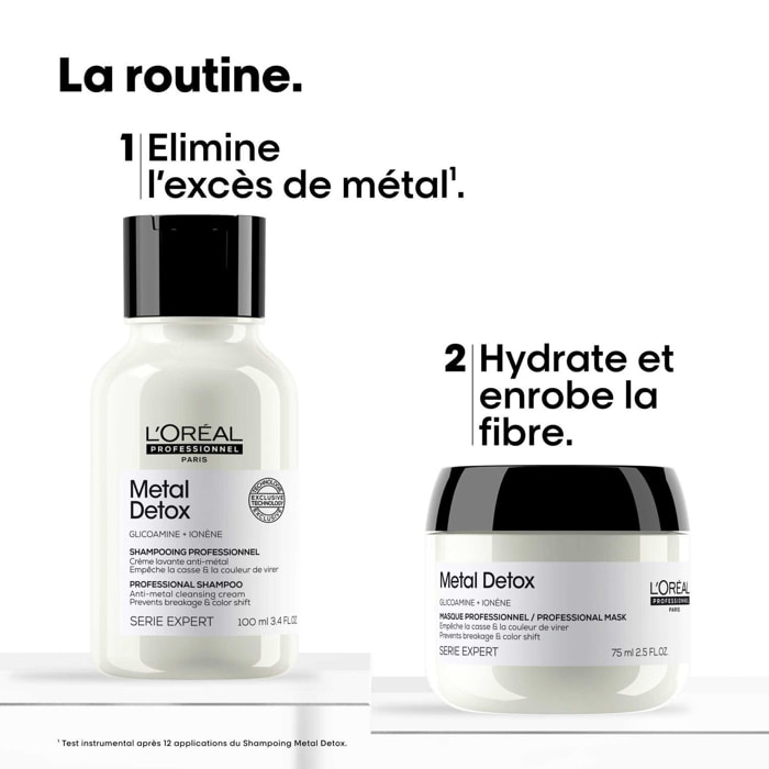Metal Detox - Coffret Duo Metal Detox Shampooing 100 ml + Masque 75 ml