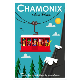 Poster de les grands montets Affiche seule