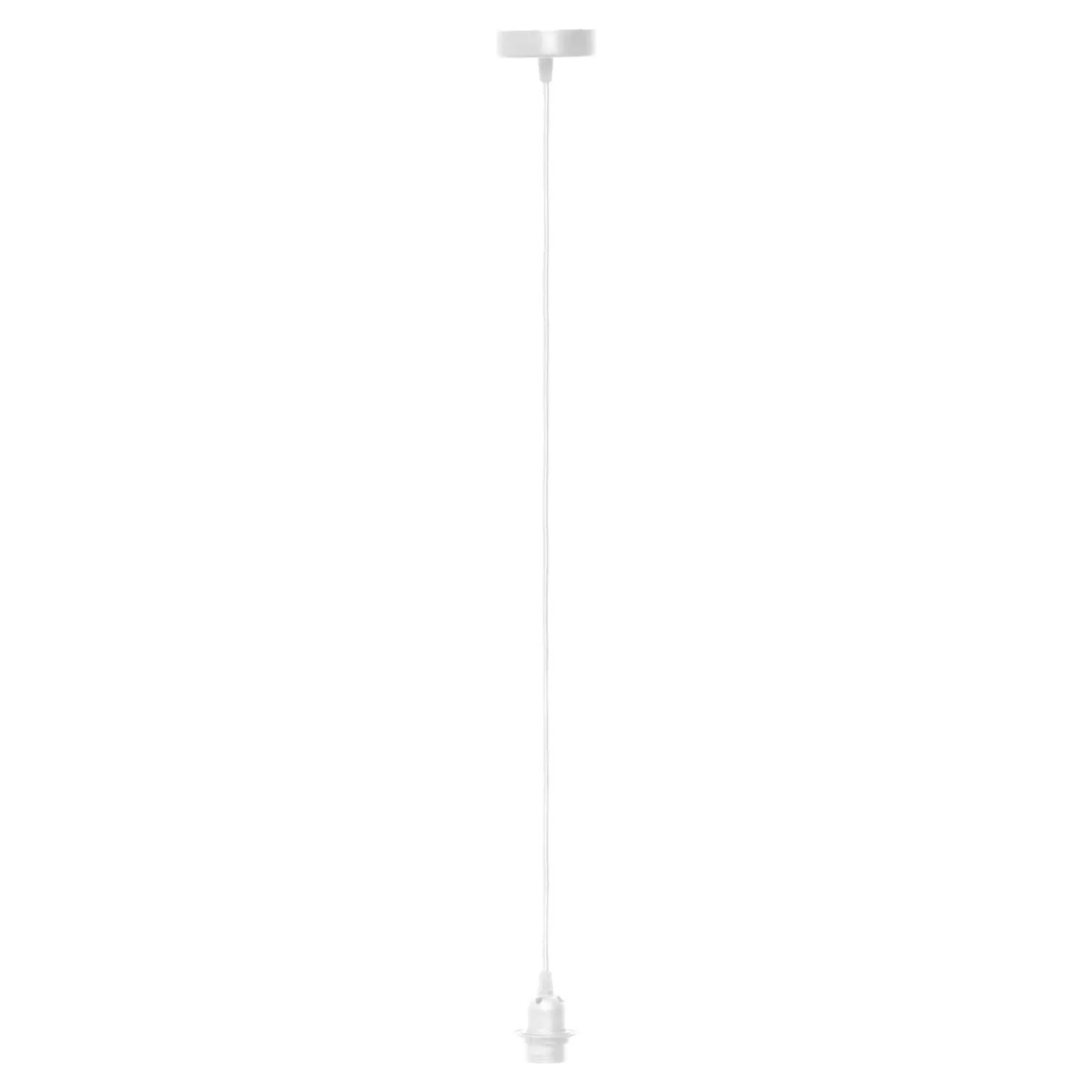Cable électrique pour suspension métal blanc L80cm