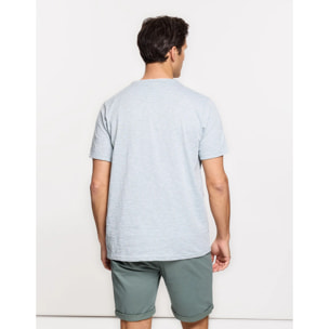 Camiseta Manga Corta Estampado Tropical Verde - Cliffs