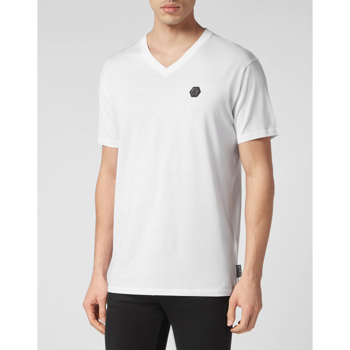 PHILIPP PLEIN Maglietta con scollo a V GOTHIC PLEIN