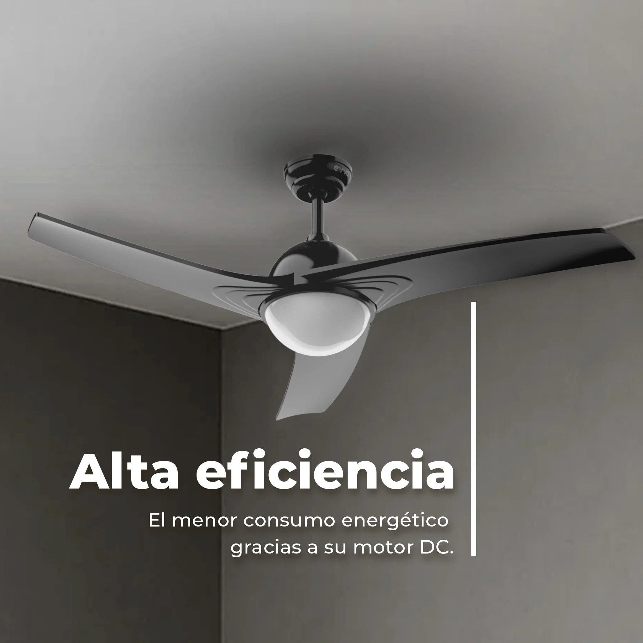 Ventilador de techo EVVO V522 Black