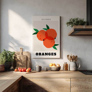 Tableau Oranges de Californie Toile imprimée