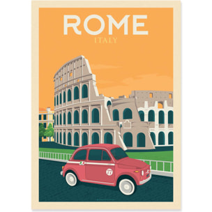 Affiche - Rome - Olahoop Travel Posters