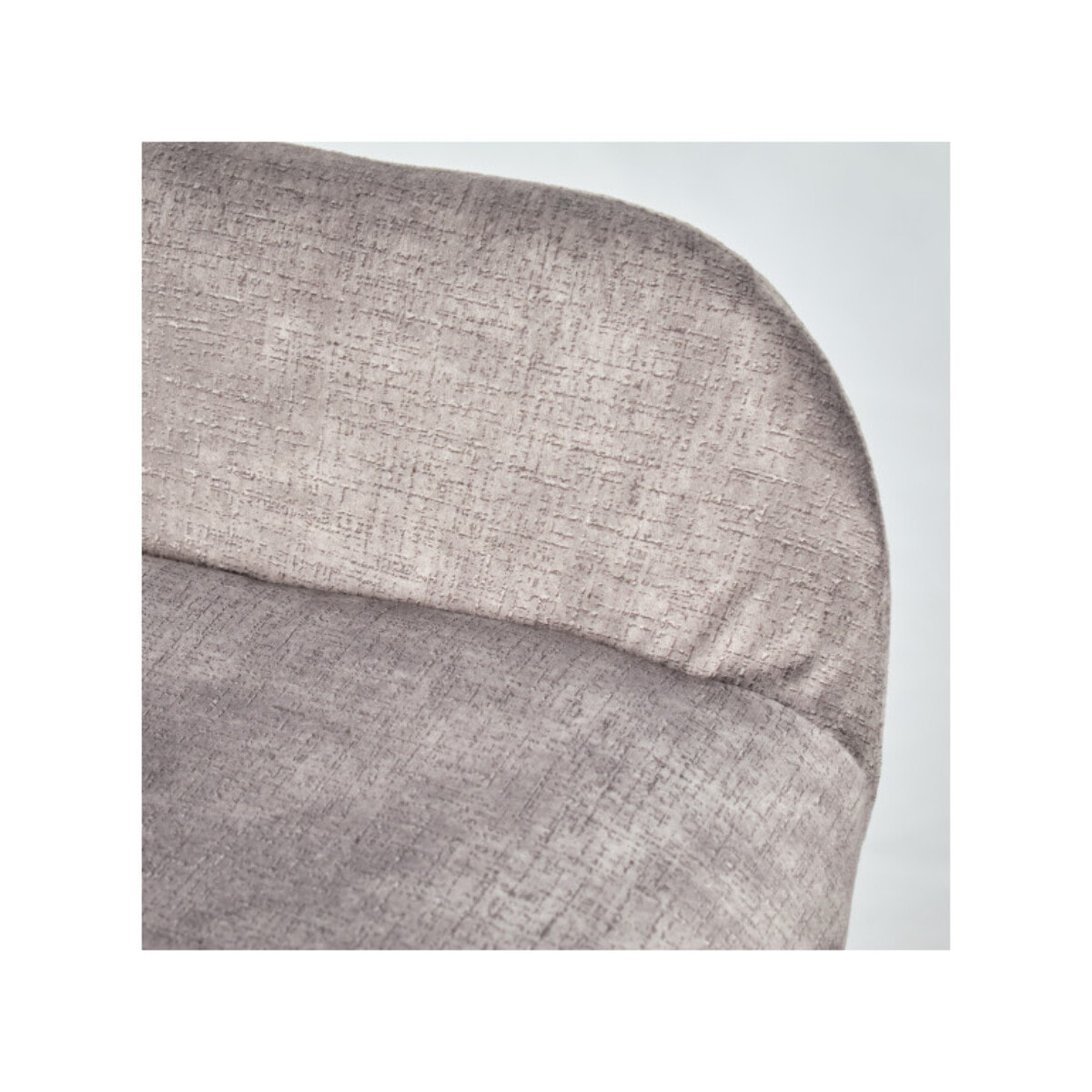 Chaise avec accoudoirs et pieds en métal noir - gris - ROSA