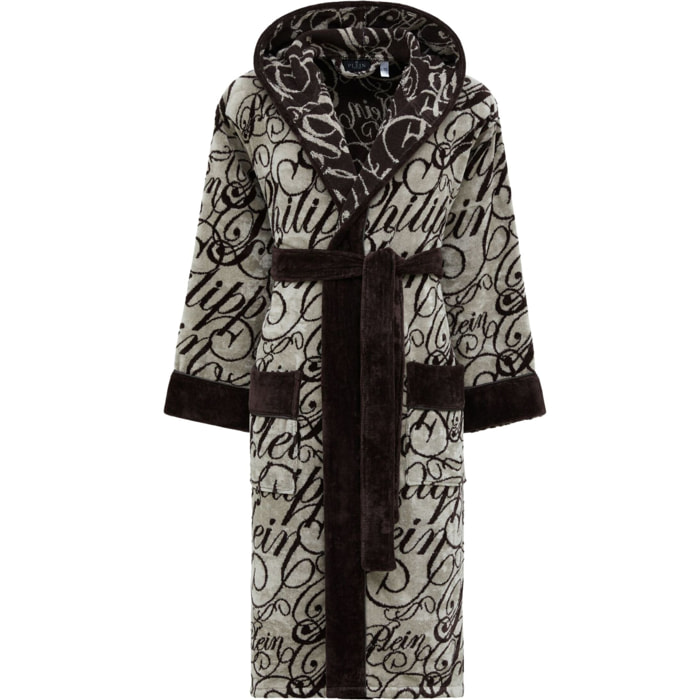 PHILIPP PLEIN Hooded Bathrobe Signature