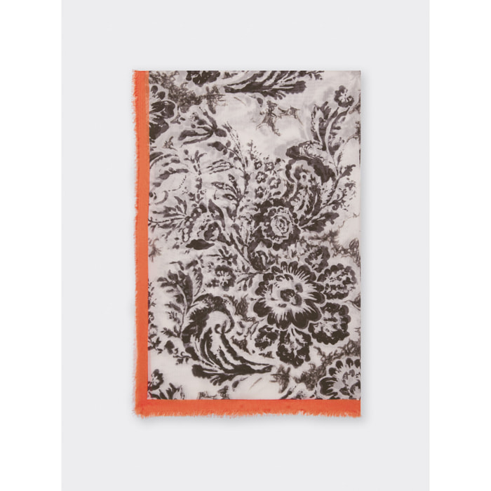 Elena Mirò - Foulard in modal stampato - Nero
