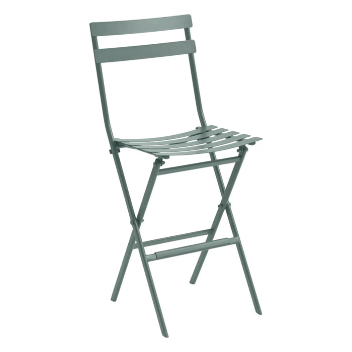 Lot de 2 chaises hautes pliantes de jardin Greensboro Vert olive