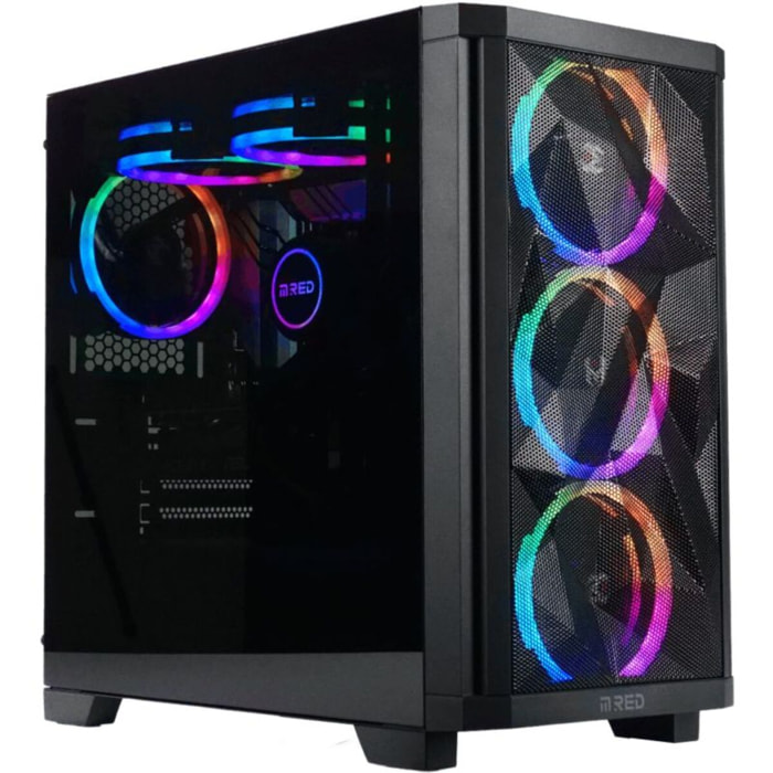 PC Gamer MRED CBT101-01 - Intel Core i5-14400F - NVIDIA GeForce RTX 5060 - 16 Go RAM DDR4 - SSD 1 To