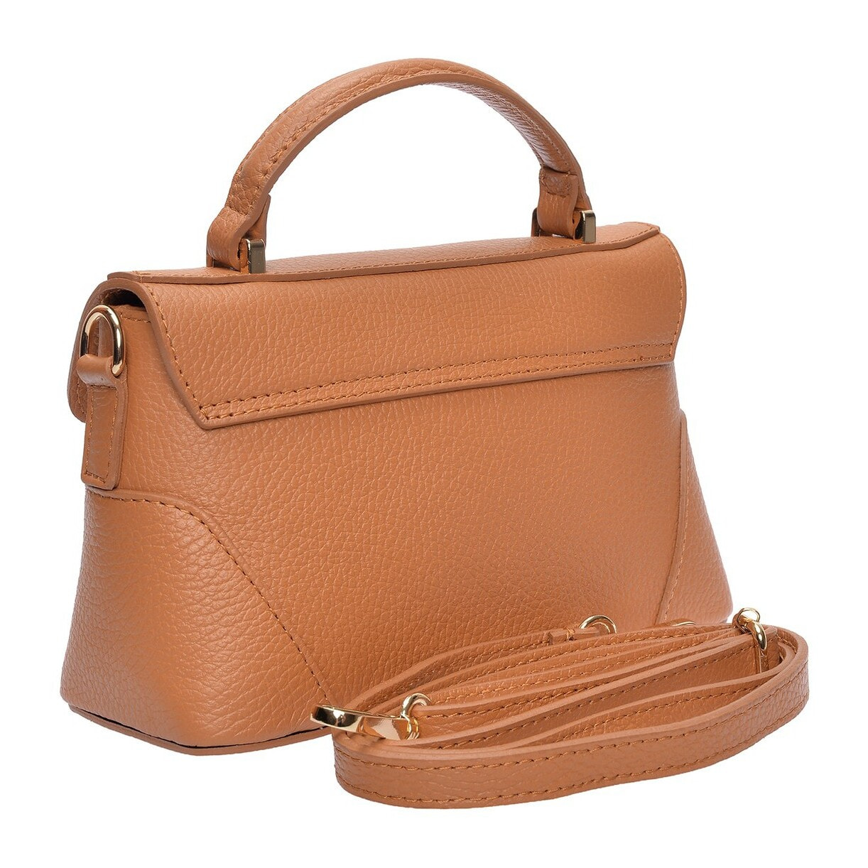 Borsa a mano Anna Luchini Cammello