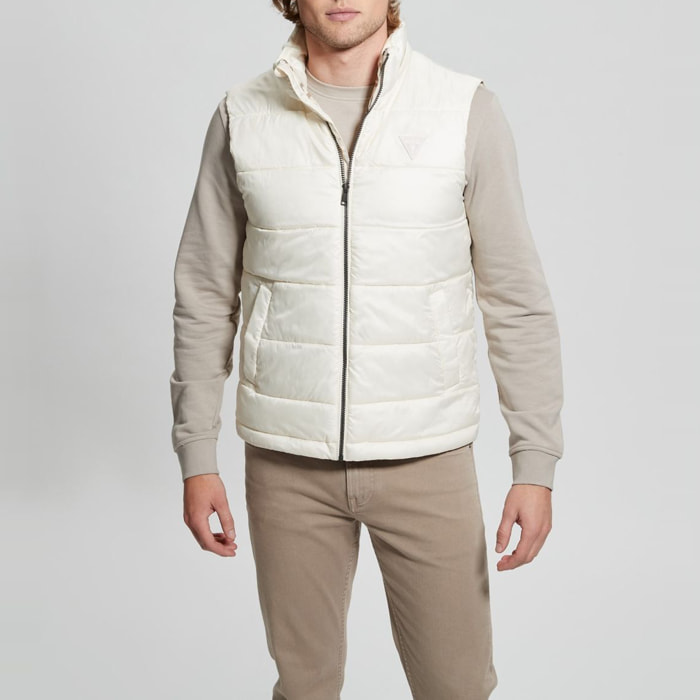 Doudoune sans manches - blanc