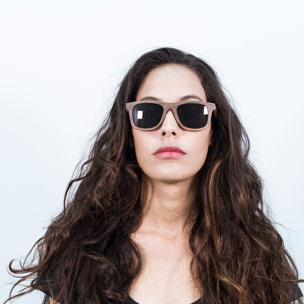 Gafas de sol OCEAN VENICE BEACH - Madera skate marrón / Polarizada marrón
