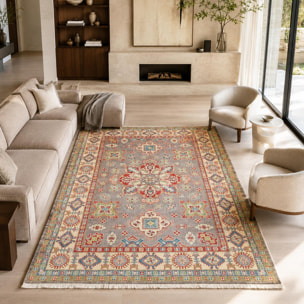 Tapis salon traditionnel, noué main en laine, ISUM