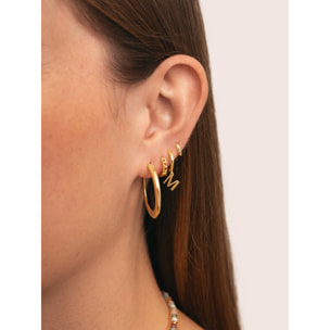 Pendientes Aro Cenit Baño Oro