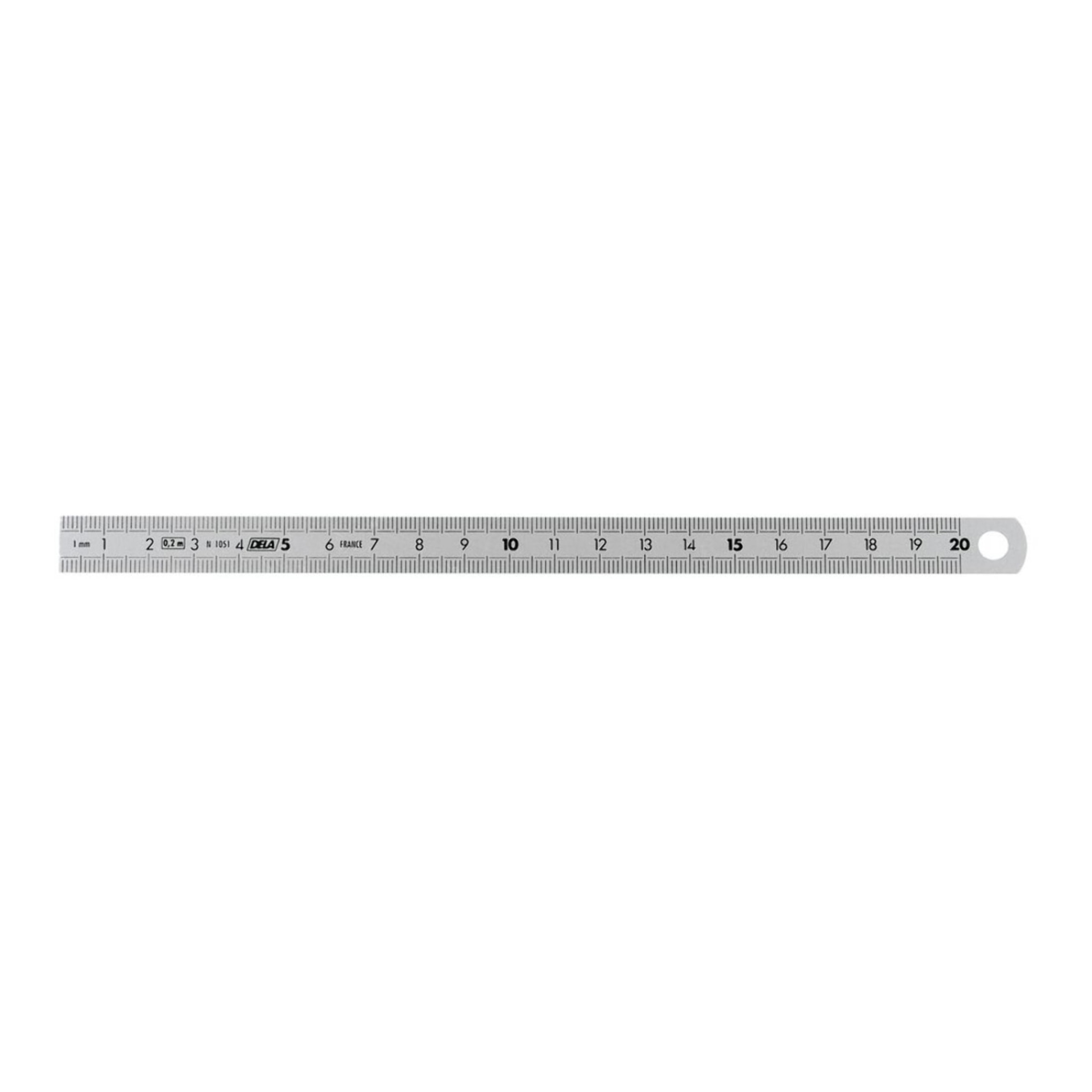 Réglet Inox Flexible 2 faces 30cm