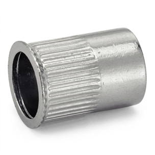 Écrous crantés à sertir à tête affleurante Inox A2 - Ø 6 mm - BTE 50 - ACTON - 626336