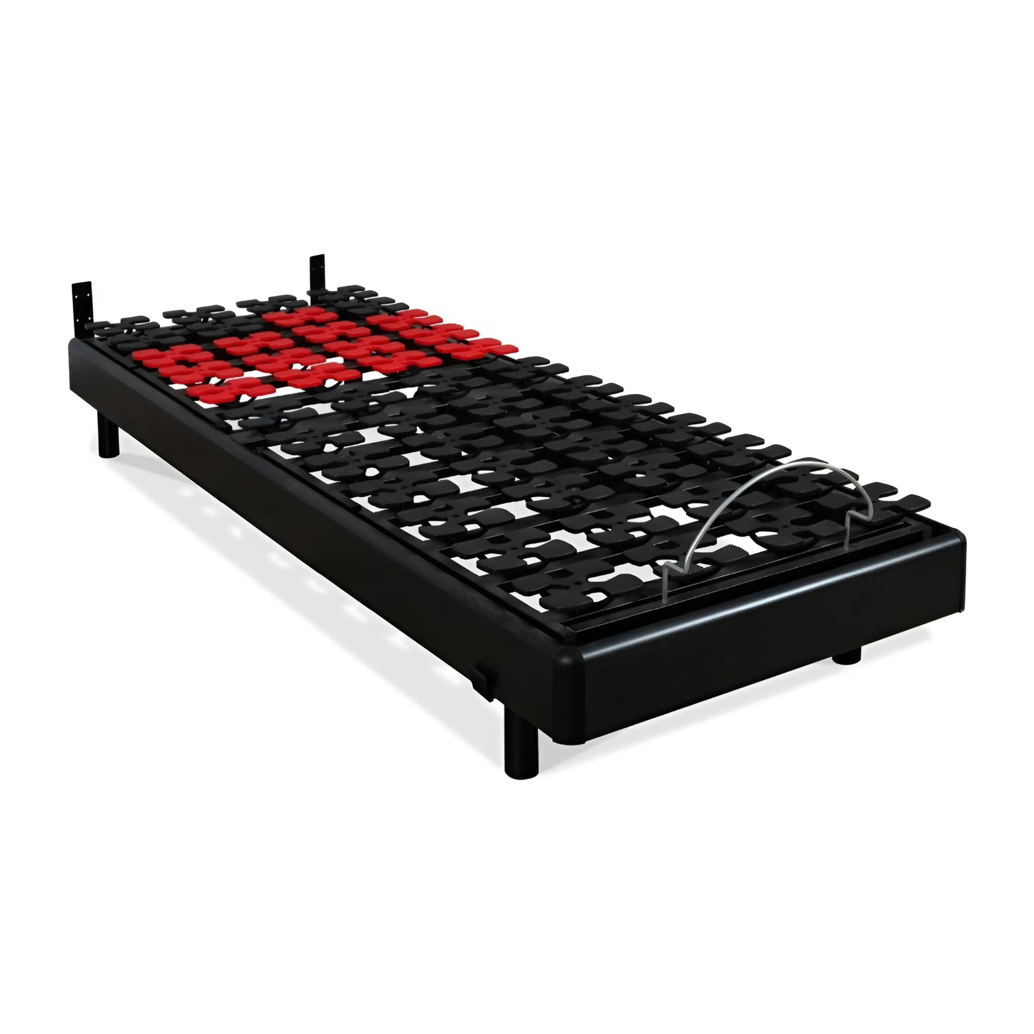 Sommier Électrique Superflex à Plots, 5 Plans de Couchage, Fermeté Réglable, Suspension Multidirectionnelle, relevage motorisé
