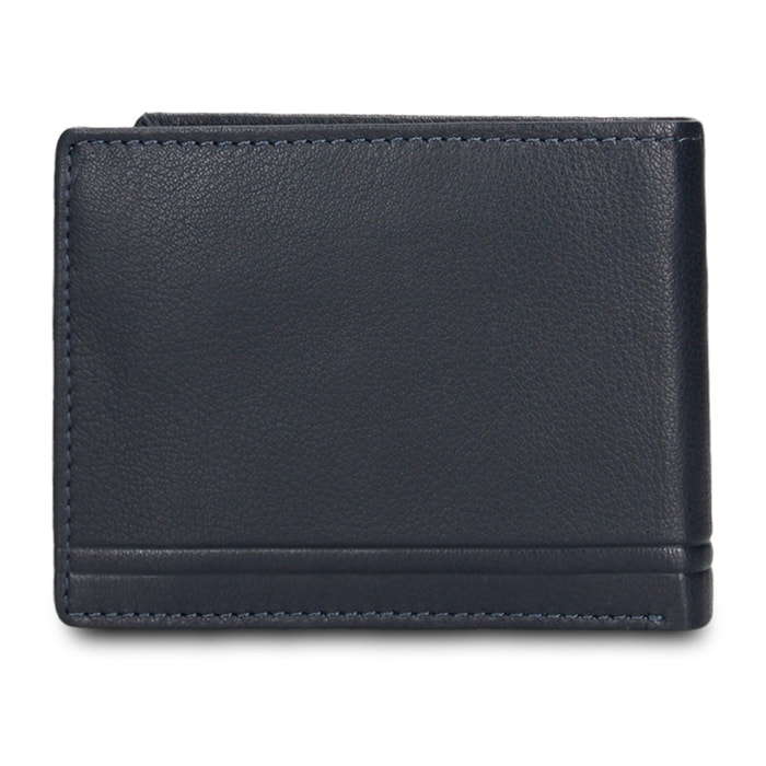 Portafoglio uomo vera pelle - Modello Araldo Prime - Casual - 12.0 x 10.0 x 2.5 cm