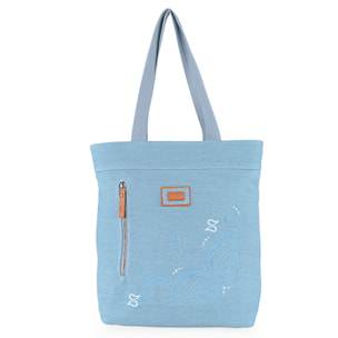 Bolso Shopper-Tote Lois Cincinnati Azul