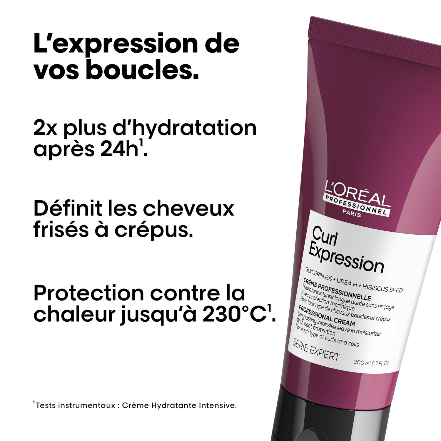 Série Expert Curl Expression - Crème Hydratante Intensive pour cheveux frisés à crépus 200 ml