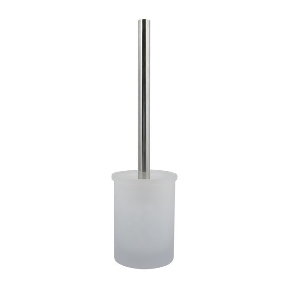 Brosse wc avec support Verre YOKO Misty Blanc Spirella
