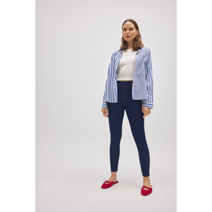 Jeans skinny elasticizzati blu navy