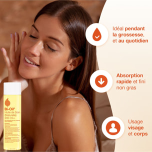 Huile Nourrissante - Huile de Soin Naturelle Vergetures Cicatrices Peau Sèche et Teint Irrégulier 60ml