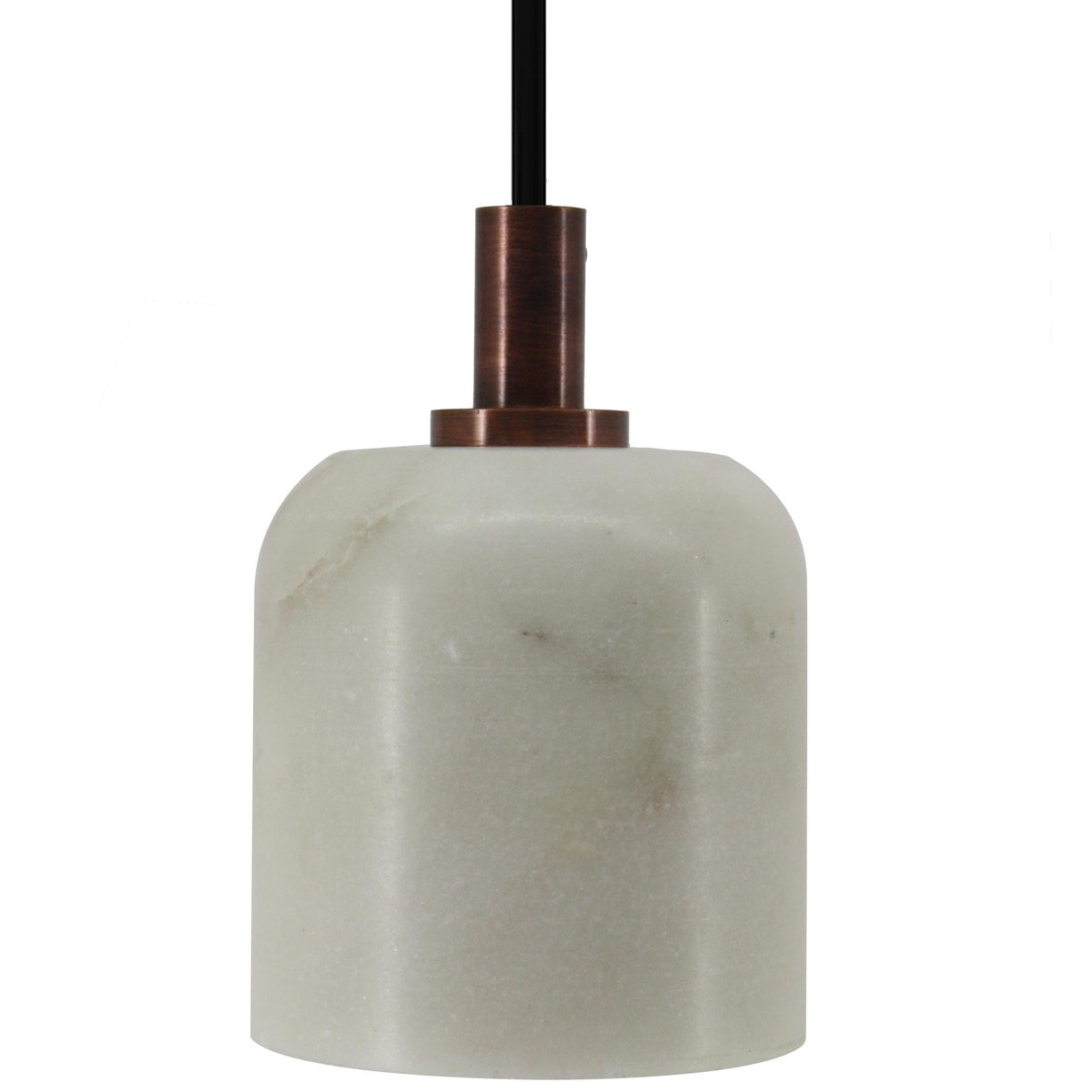 Lampada a sospensione Sigma I in marmo bianco