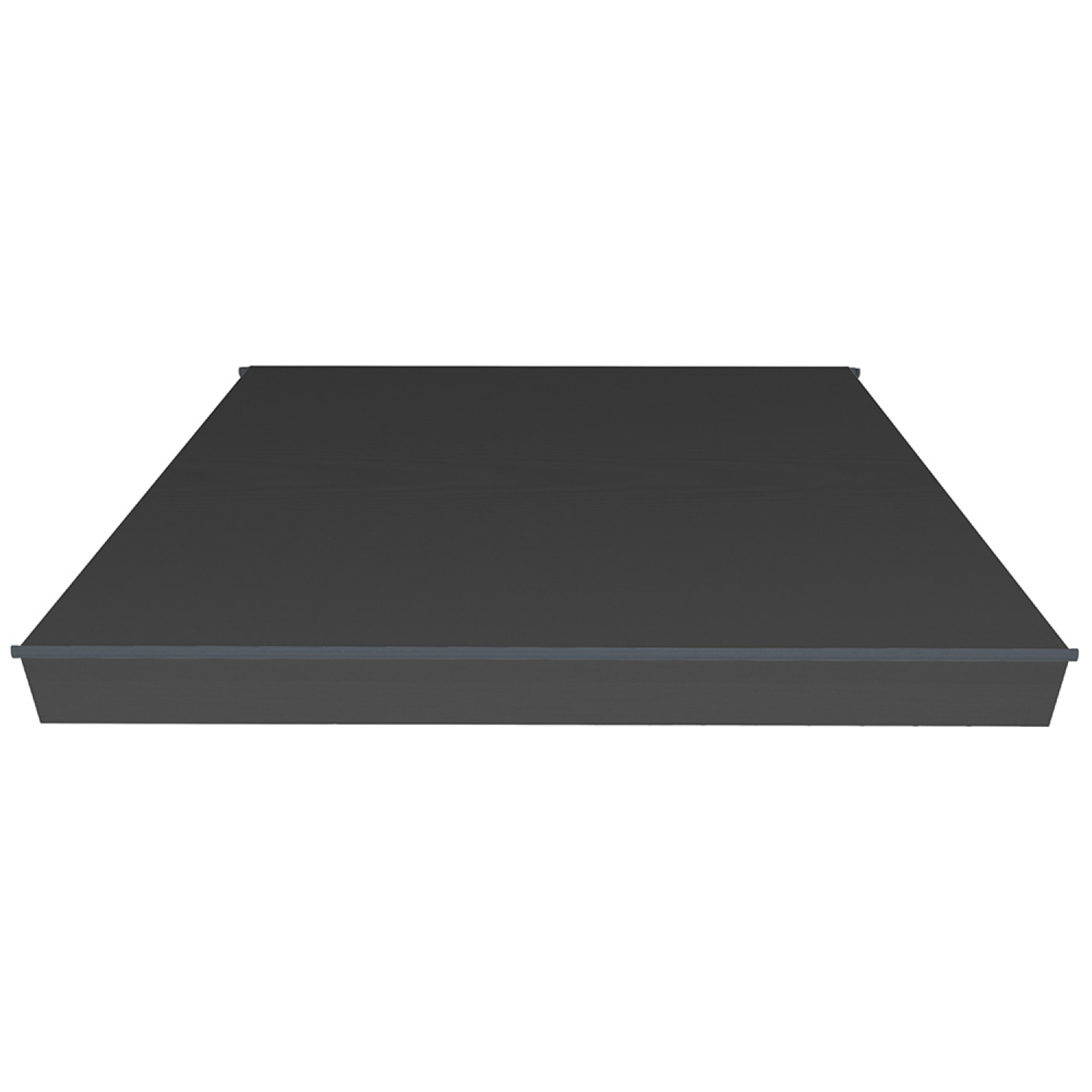 TULLY Store banne manuel 3,95 x 3 m en aluminium avec toile gris