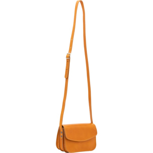 Borsa a tracolla da donna - Modello False - Vera pelle - 19.0 x 13.0 x 9.5 cm