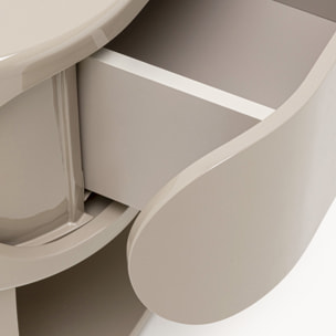 Chevet Groove taupe Kare Design