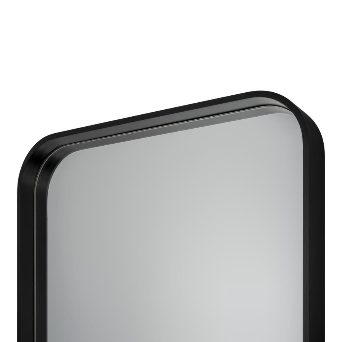 50x70 cm miroir suspendu rectangulaire, cadre en aluminium, noir (SATZOB5070CE)