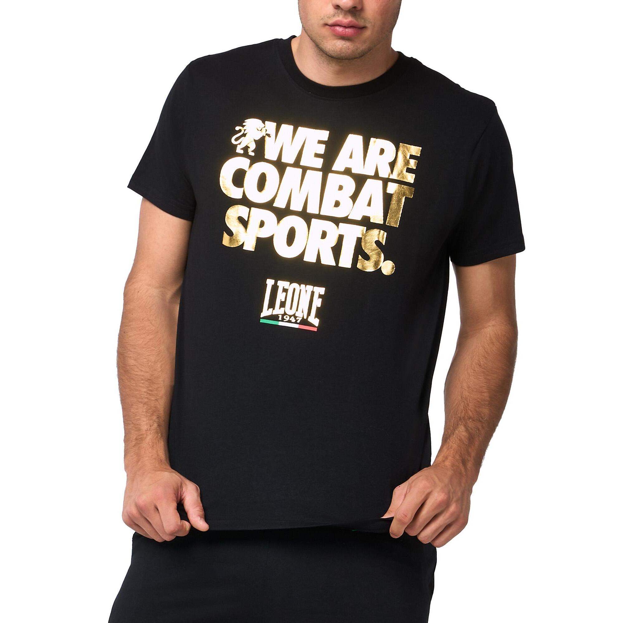 Conjunto completo para hombre compuesto por camiseta Leone Basic y pantalón corto