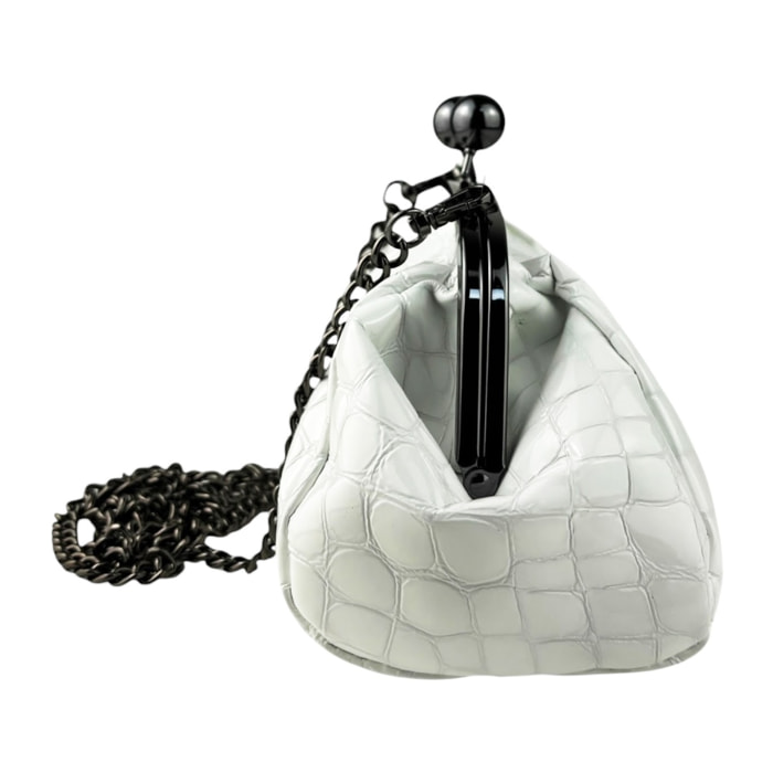 Pochette Cheval Firenze Piccola Mary Bianco