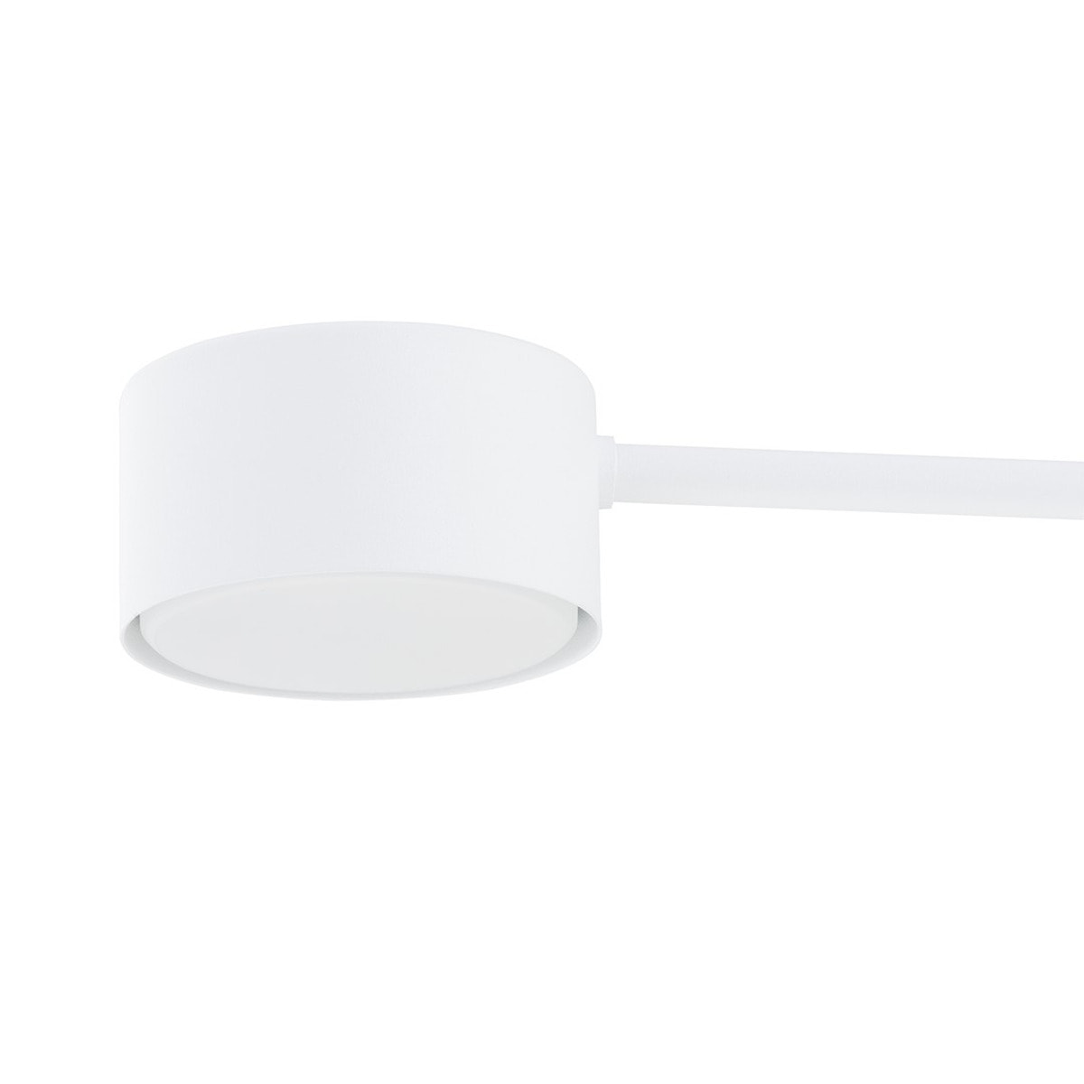 Lampada a sospensione Modus in acciaio bianco
