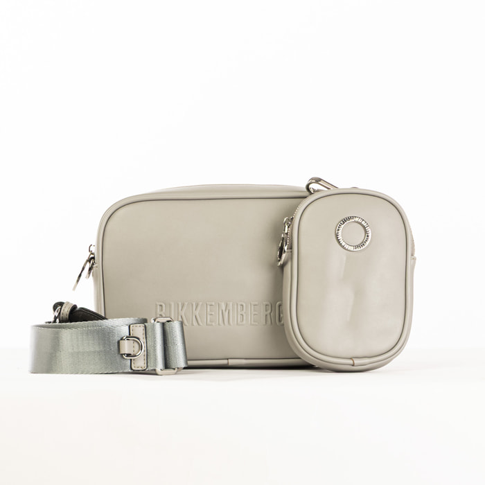 BIKKEMBERGS borsa donna grigio