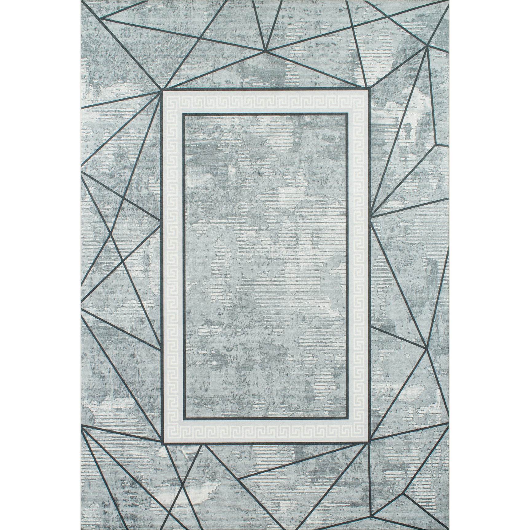 Tapis moderne motif géométrique