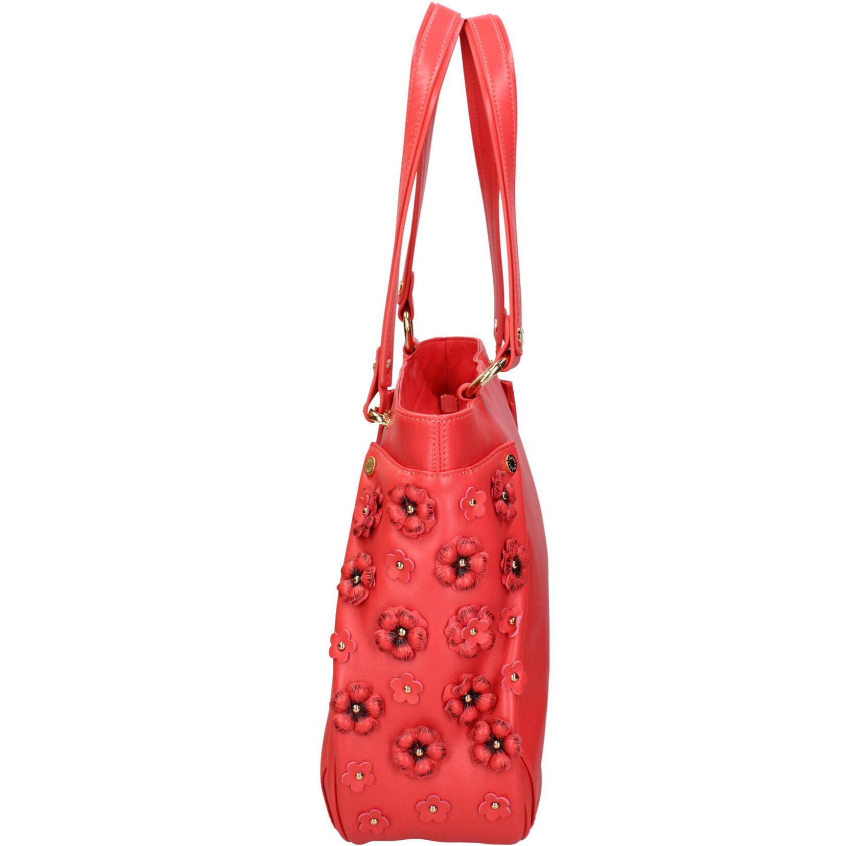 Borsa a spalla da donna In Vera pelle Made in Italy 36x28x10 cm