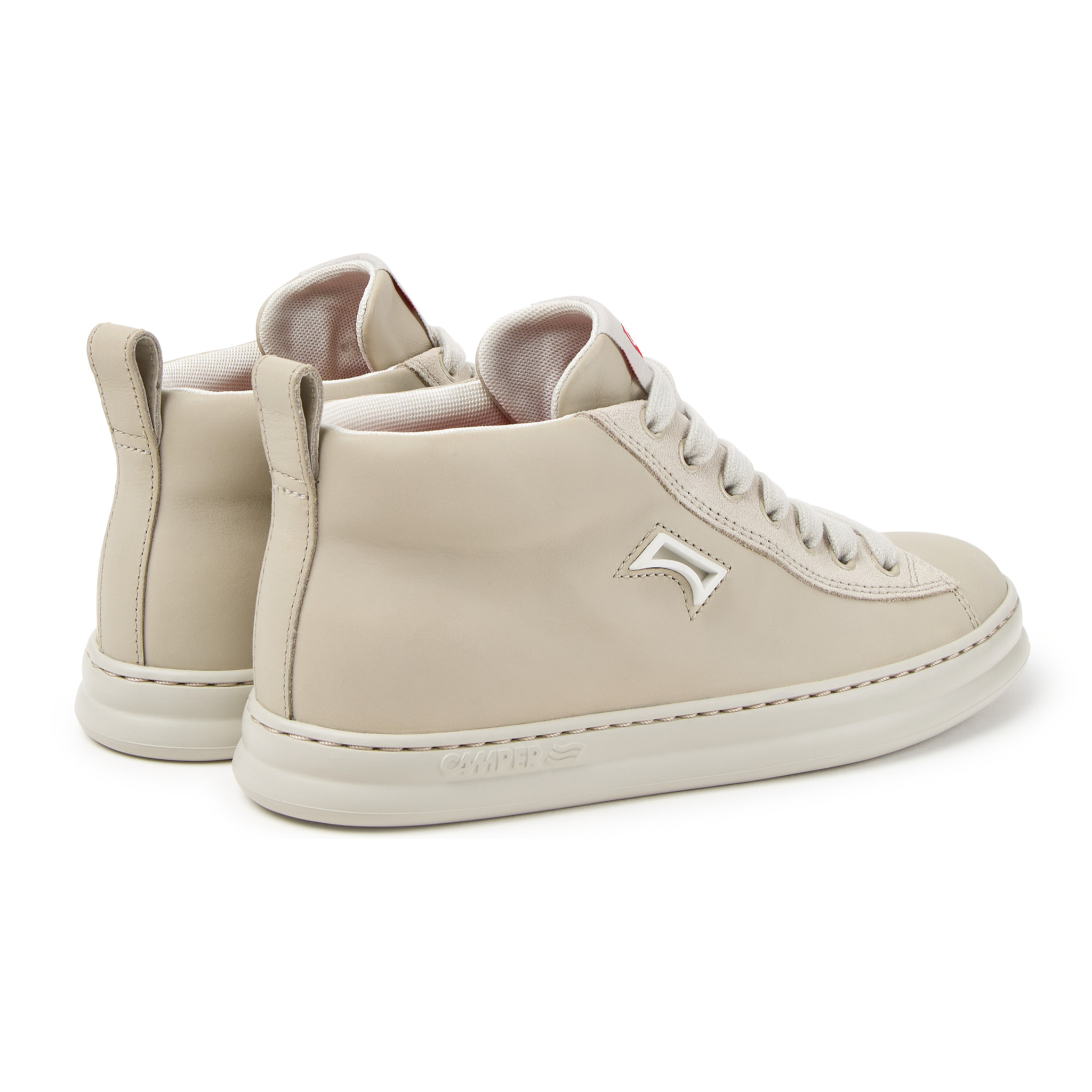 Sneaker-Bootie - CAMPER Runner Four - Beige - Piel lisa