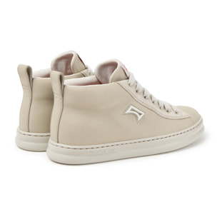 Sneaker-Bootie - CAMPER Runner Four - Beige - Piel lisa