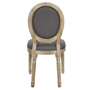 Chaise Eleonor Gris - Lot De 2