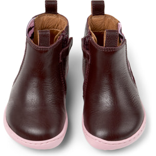 Botines - CAMPER TWS Twins - Burdeos - Cuero liso