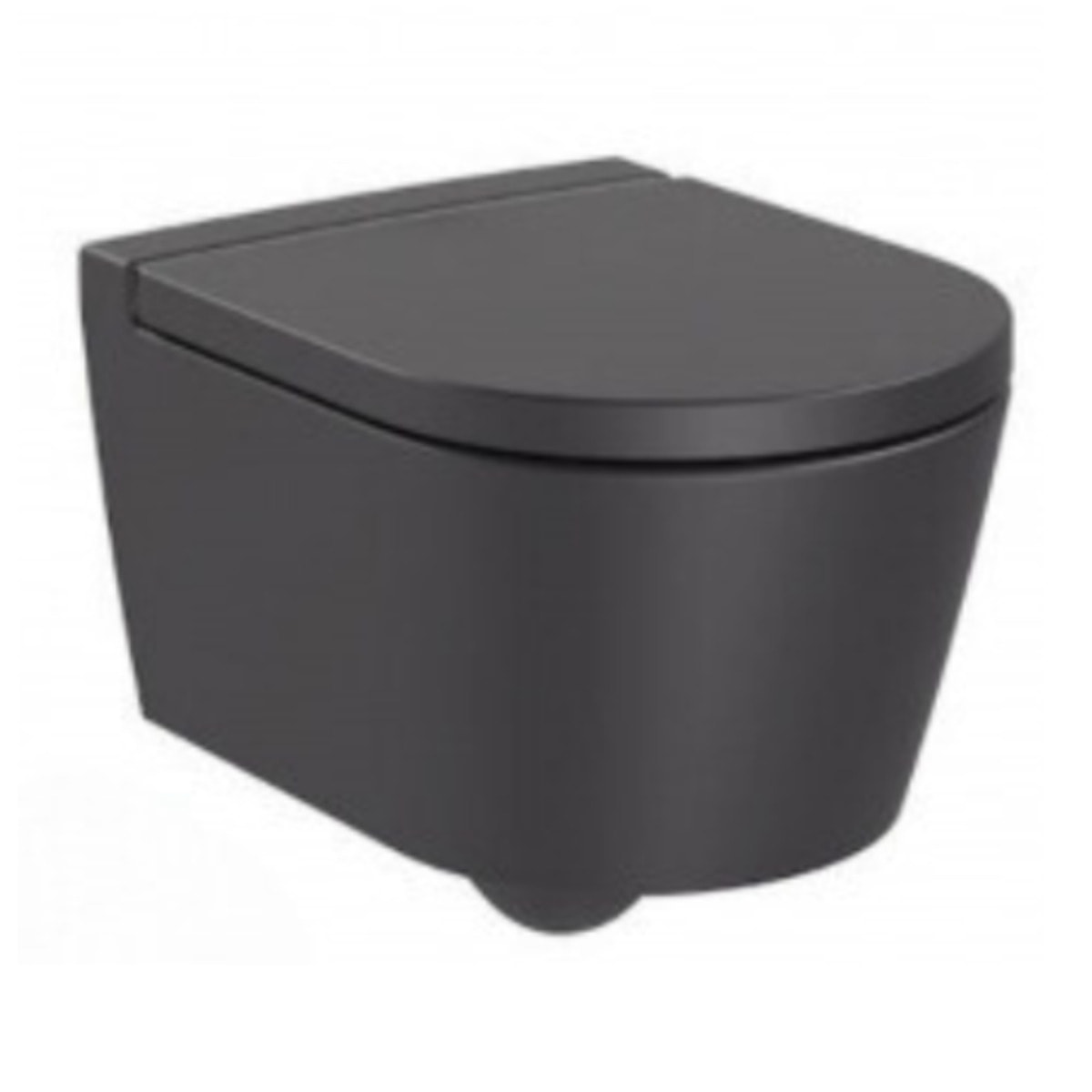 Pack WC Bati-support Geberit UP720 extra-plat + WC Roca Inspira onyx compacte sans bride + Abattant + Plaque noire chrome