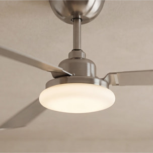 Forlight Ventilador Kudari Blanco Madera clara Blanco