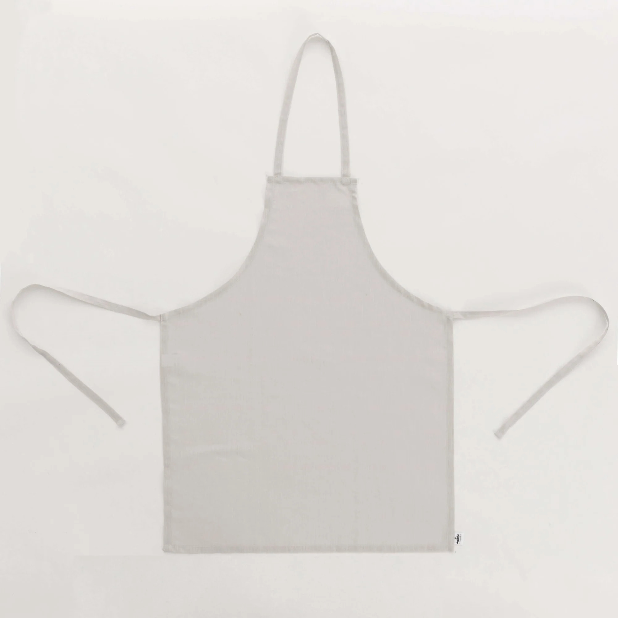 Tablier 100% lin Light Gris - 110x69 cm