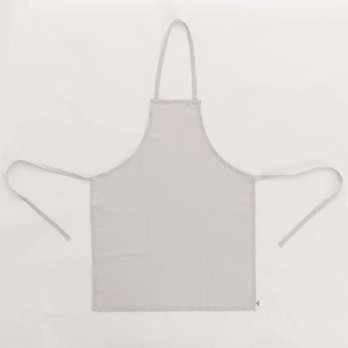 Tablier 100% lin Light Gris - 110x69 cm