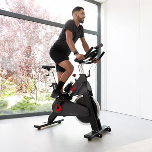 Bicicleta indoor FITFIU disco inercia 24kg, pulsometro y regulable