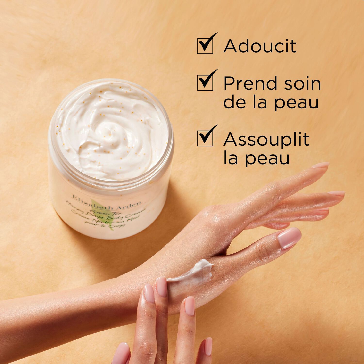 Green Tea - Crème Nectar au Miel pour le Corps