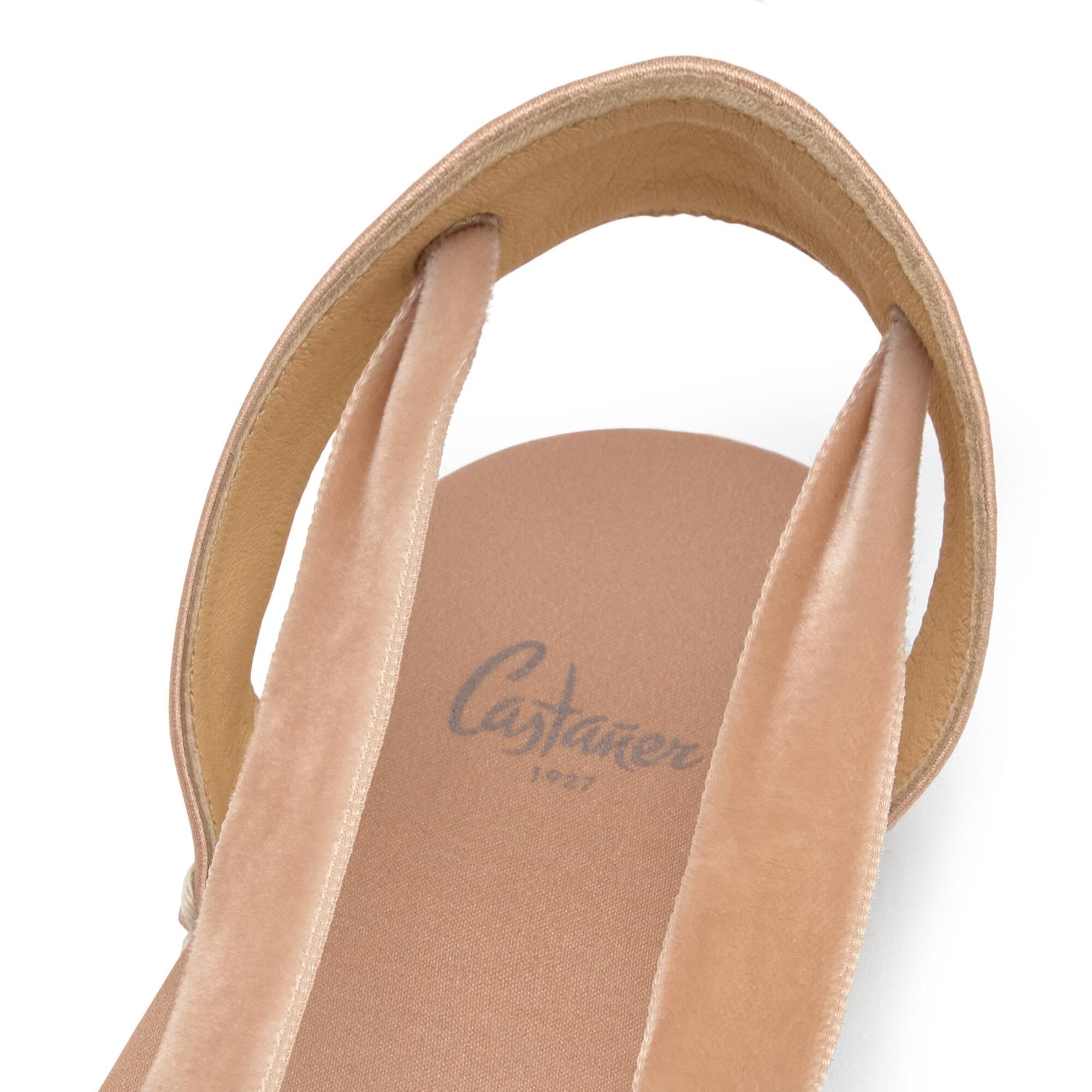 Alpargata embetada Kimita en raso