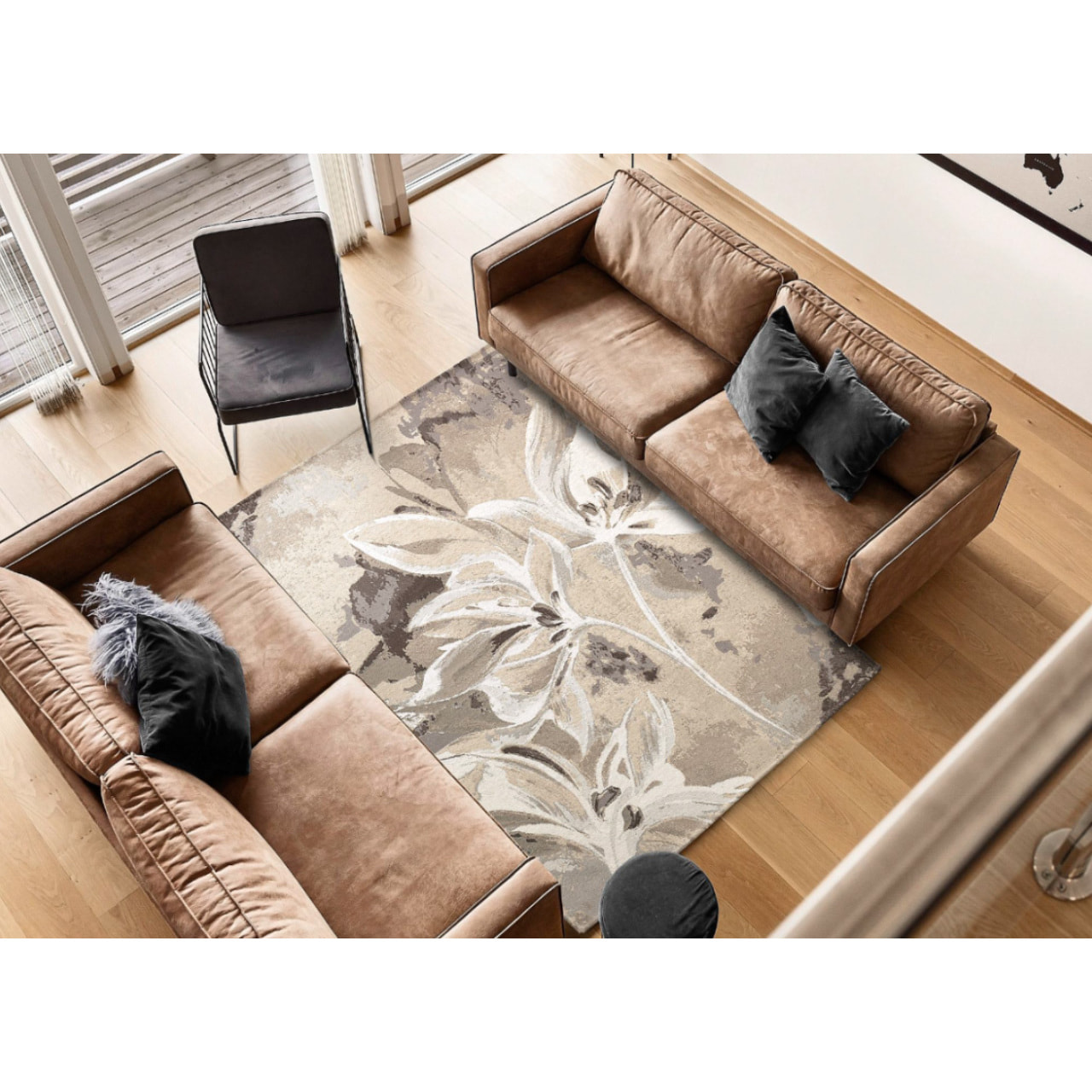 Tappeto Camera Salotto Disegno Vanilla By Suardi